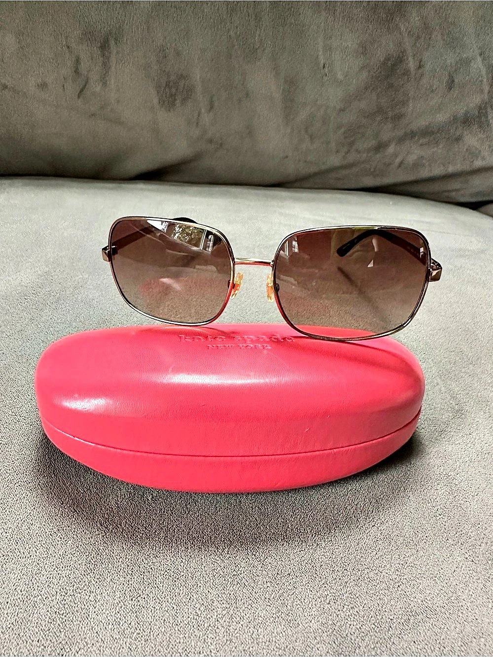 kate spade LIZA2/S Brown & Gold Sunglasses